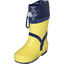 Playshoes  Gumové boty Basic lemované žlutou