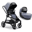 baby jogger City Sights barnvagn inkl. liggdel Special Edition Commuter / ram Charcoal inkl. väderskydd