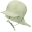 Sterntaler Peaked cap med nakkebeskyttelse grøn