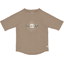 LÄSSIG Camiseta de baño manga corta UV sol marrón