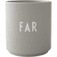 Design Letters Porzellanbecher Favourite Cups mit Lasergravur cool gray


