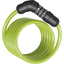 ABUS Spiral zamek kablowy Star 4508C/150 - zamek szyfrowy, zielony