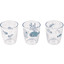 Done by Deer ™ Glass Yummi mini 3-pakning Sea friends i blått