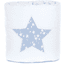 babybay ® Nestchen Piqué geschikt voor model Maxi, Boxspring, Comfort en Comfort Plus, wit Applicatie ster azuurblauw sterren wit