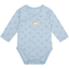 Steiff Valsad bodysuit med långa ärmar Chambray Blue