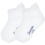 Sterntaler sneaker sokker dobbel pakke ensfarget hvit