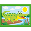 Ravensburger CreArt Peinture par numéros - Crocodile à terre