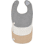 Lässig Bibs for newborn 3stk sett mørkegrå lysegrå beige