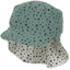 Sterntaler Odwracalna czapka z daszkiem i ochroną karku ciemnozielona