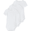 name it Lyhythihainen bodysuit 3 pakettia B right  White 