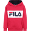 Fila Kids Felpa con cappuccio Ben, fucsia/bianco