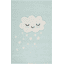 LIVONE Kids love Rugs CLOUD menta/bianco