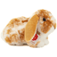 Teddy HERMANN® Peluche lapin de garenne tacheté brun clair/blanc, 23 cm
