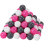 juego de bolas knorr® toys Ø6 cm - 100 bolas creme , grey, rosa