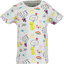 BLÅ SEVEN T-shirt för flickor vit regnbåge