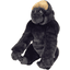 Teddy HERMANN® Peluche gorille des montagnes assis noir, 35 cm