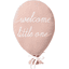 Nordic Coast Company Sierkussen ballon " welcome little one" roze