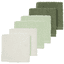MEYCO Röyhtäilyliinat 6-pack Off white /Pehmeä Green / Forest Green 