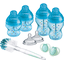 Tommee Tippee Coffret naissance biberons anti-coliques Advanced bleu