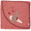 Sterntaler Asciugamano da bagno con cappuccio Emmily rosso chiaro 100 x 100 cm