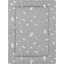 kindsgard Manta de gateo, suave 80 x 100 cm gris