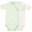 Alvi ® kortærmet bodysuit 2-pack mint + hvid