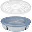 Mepal Bento Bowl mit Mikrowellendeckel Cirqula 250 + 250 + 500 ml hellblau