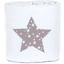 babybay® Nestchen Piqué passend für Modell Original, weiß Applikation Stern taupe Sterne weiß