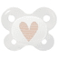 dentistar Schnuller Newborn Herz, beige ab der Geburt