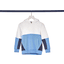 TOM TAILOR Sweatshirt color bloked hættetrøje light blå