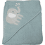Ręcznik kąpielowy z kapturem HUTTE &amp; CO miętowy 100 x 100 cm