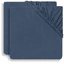 jollein Jersey Spannbettlaken 2er-Pack jeans blue 60x120 cm