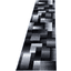 Giancasa Designerteppich modern gemustert Flachflorteppich Kurzflor 6560 black