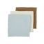 MEYCO Gaze-bleier 3-pakning Uni Off white / Light Blå/Toffee