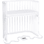 babybay Boxspring Co-sleeper wit met matras Classic Cotton Soft