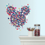 RoomMates ® Disney Minnie Mouse Corazón de confeti 