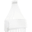 babybay® Ciel pour lit cododo piqué bande tous modèles gris nacré pois blanc