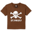 T-shirt pour enfants St. Pauli Crâne brun