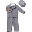 HOBEA Costume de fête enfant Paul 5 pièces gris