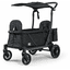 KETTLER Carrello da trasporto pieghevole per bambini COMPACT All Black 