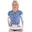 Hoppediz Fascia elastica porta bebè Maxi, blu melange con stelline