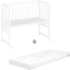 roba Cuna colecho Safe asleep® 3 en 1 blanco con barrera y colchón 