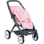 Smoby Quinny tweeling sport poppenwagen roze/grijs