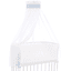 babybay® Ciel pour lit cododo piqué bande tous modèles azur étoiles blanches