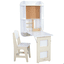 KidKraft ® Tavolo e sedia da parete galleggiante Arches Free, bianco