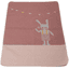 DAVID FUSSENEGGER Coperta per bambini Coniglio, rouge 70 x 90 cm
