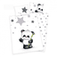 babybest® Parure de lit enfant Jana le panda 100x135 cm