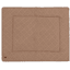 jollein Krabbeldecke Check Knit Biscuit 75 x 95 cm