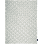 Alvi ® Coperta per neonati Petit Fleurs verde/bianco 75 x 100 cm