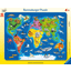 Ravensburger Puzzle Mapa del mundo con animales